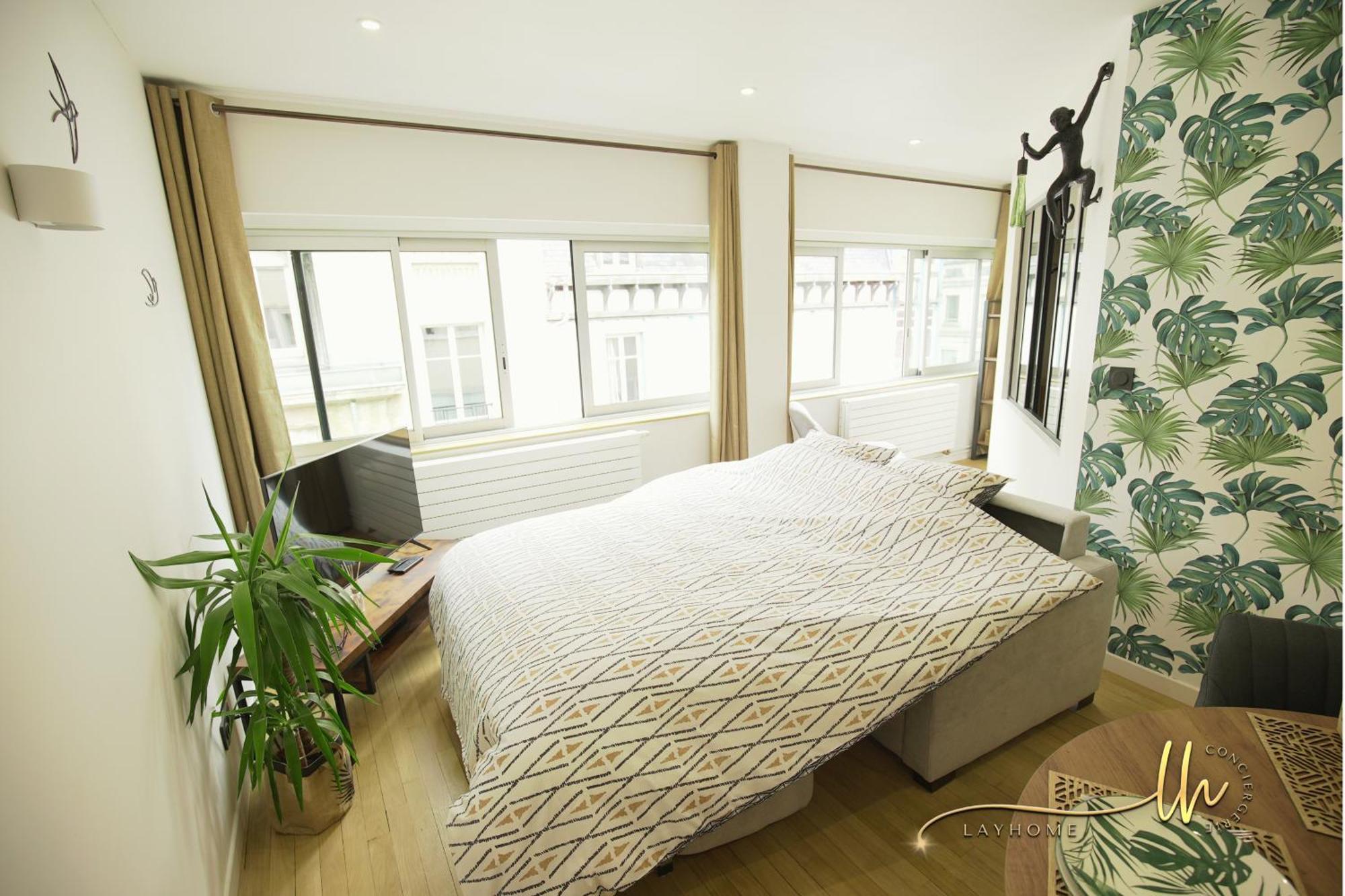 Apartment Chaleureux, Lumineux Et Confortable F2 Renove En Plein Coeur De